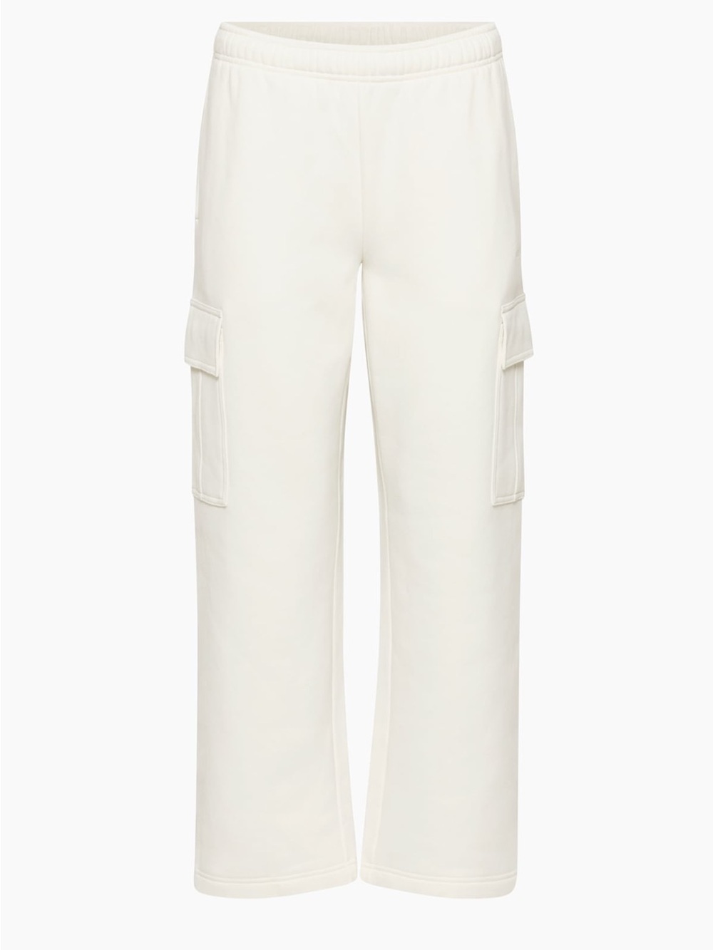 Aritzia Cozy Sweatfleece Mega Cargo Sweatpant-color-light Burch (cream)-Short